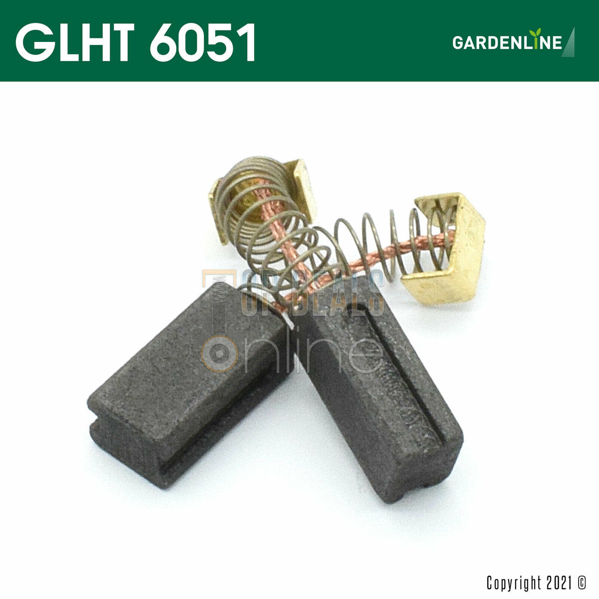 Carbon Brushes for Aldi Gardenline GLHT 6051 Einhell BG EH