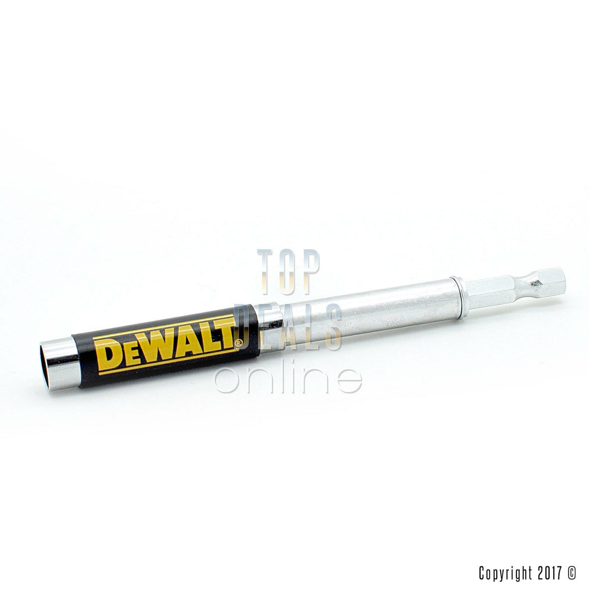 Dewalt magnetic bit holder with drive guide best sale sleeve 80mm