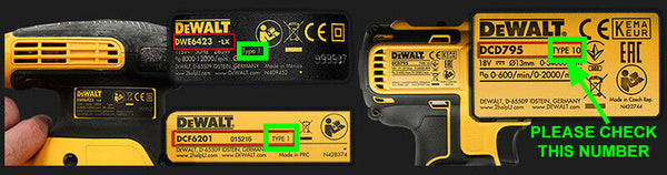 Dewalt Carbon Brushes for DWE490 DWE492 DWE493 DWE496 DWE497 Angle Grinders