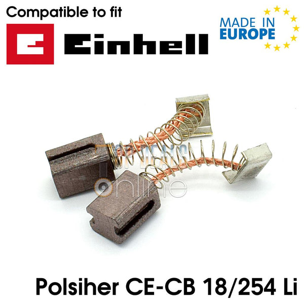 Carbon Brushes for Einhell CE-CB 18/254 Li Ozito PXBPS-254 Cordless Car Polisher