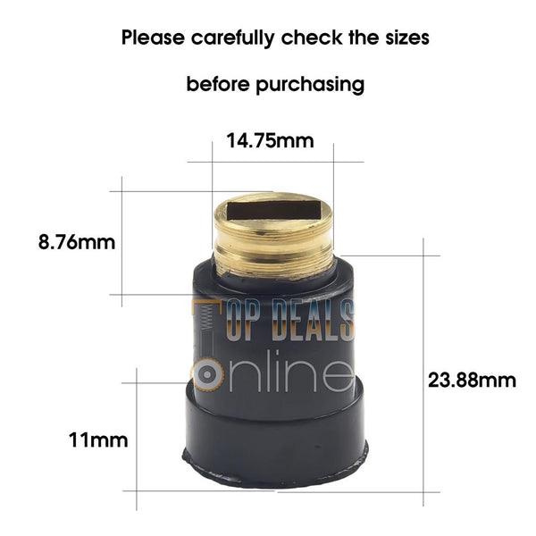 Generic Single Carbon Brush Holder & Screw Cap (1) for 7 x 11mm Carbon Brushes