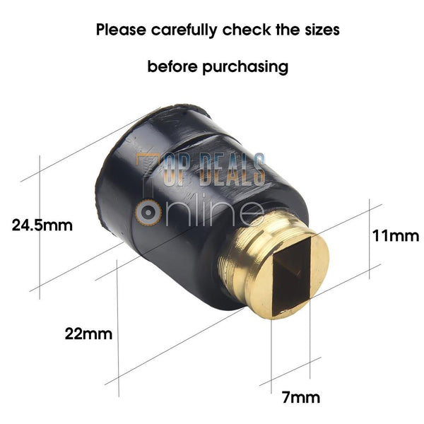 Generic Single Carbon Brush Holder & Screw Cap (1) for 7 x 11mm Carbon Brushes