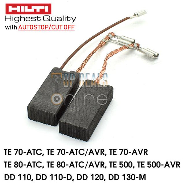 HILTI Carbon Brushes for TE70 TE80 TE40 TE50 TE500-AVR TE56 TE60 DD130-M DD110