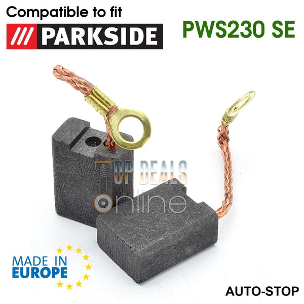 PARKSIDE PWS230 SE PWS 230 SE Carbon Brushes for 230mm Angle Grinder 240v