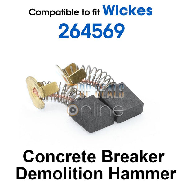 Wickes 223725 Carbon Brushes for PDH170DS Concrete Breaker Demolition Hammer