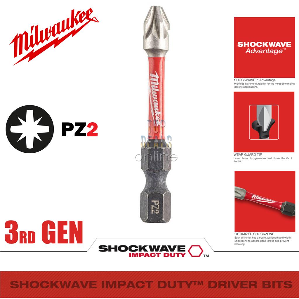 50mm pz2 impact bits sale